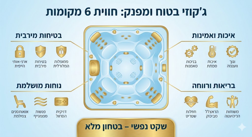 ג'קוזי 6 מקומות