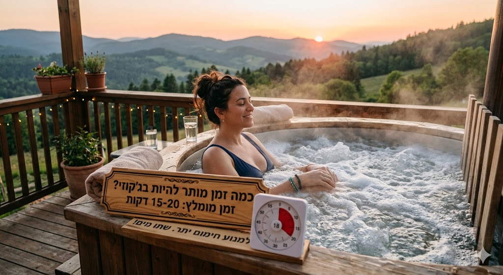 כמה זמן מותר להיות בג'קוזי